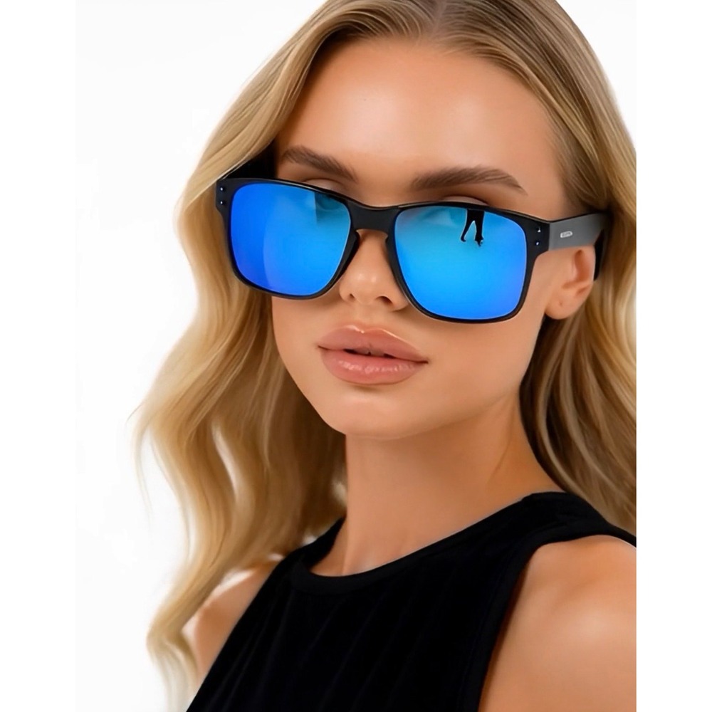 Women Sunglasses Polarized Sports Blue Mirror Lens Outdoor Beach Style Gafas New